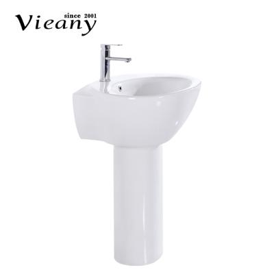 China Modern Luxury Ceramic Wall Hang Bathroom Basin Art Hand Wash Basin Wall Hung Mounted Sink for sale