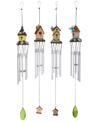 China resin & Factory Direct Sales Aluminum Stylish Gifts Outdoor Wind Chimes Resin for sale