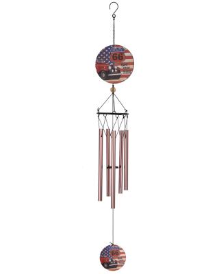 China Factory Direct Environmental Metal Good Outdoor Decoration Round Brass Wind Chimes for sale