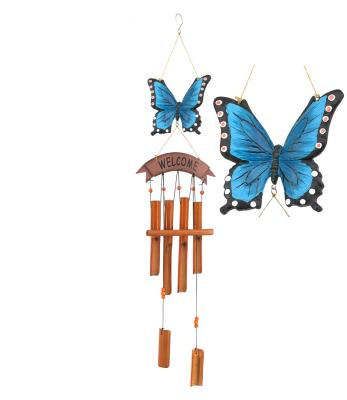 China resin & unique and innovative resin bamboo wind chimes are used for yard and patio decoration for sale