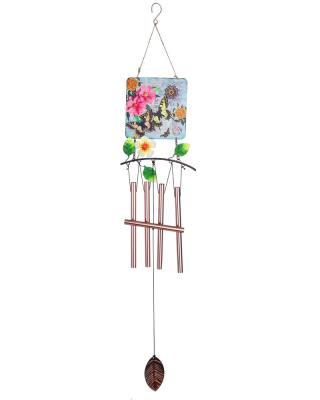 China Wholesale Metal Display of Garden Flowers and High Quality Decorative Plastic Wind Chimes for sale