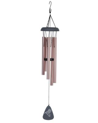 China 2020 Hot Selling Minimalist Factory Wholesale Laser-Cut Metal Windchimes Garden Ornament Wind Chime for sale