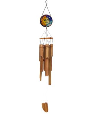 China glass & High quality and good price classic old-fashioned bamboo glass bamboo wind chimes for sale