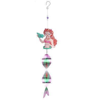 China Hot Sale Metal Princess Garden Ornaments Home Decor Wind Chimes for sale