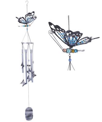 China Stylish New and Luxurious Metal and Aluminum Butterfly Wind Chimes for sale