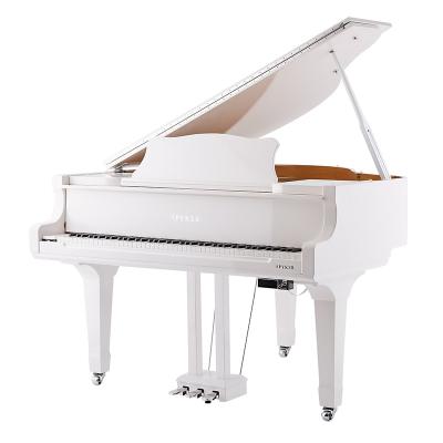 China Digital SPYKER HD-W186 88 Keys Digital Concert Piano Grand White Polished 6 Feet Electric Piano Musical Instrument for sale