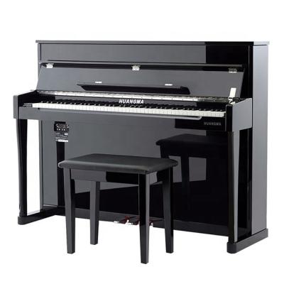 China Digital Piano Education Digital HUANGMA L116 Black Piano Upright Piano With Patent Technology for sale