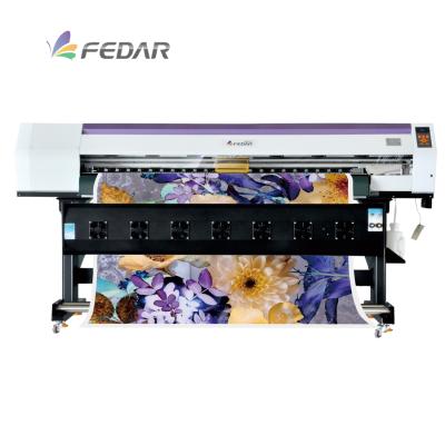 China FD1900 1.9m advertising company plastisol transfer printer with 5113 heads for sale