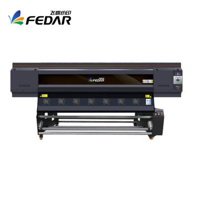 China Shops printing fast speed sublimation fabric printing machine FD5196E for fabric printing with six heads for sale