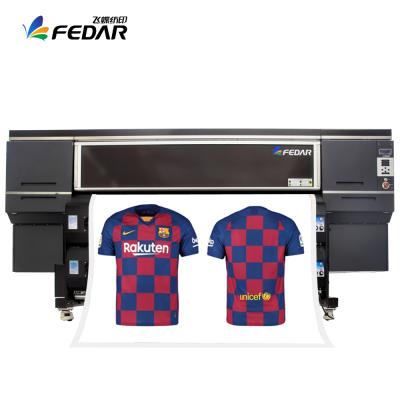 China Print Shops FEDAR 4 Head Jersey Sublimation Large Format Printer for sale