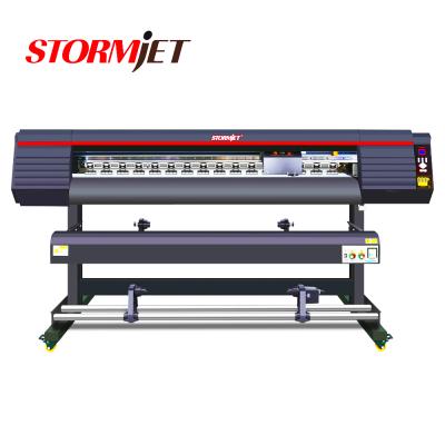 China Printing Shops 1.6m Large Format Eco Solvent Printer With Double Printheads For Advertising Printing for sale