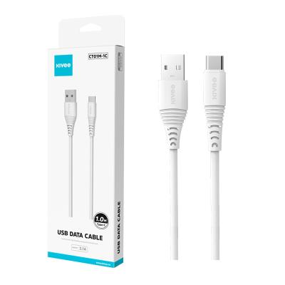 China Kivee Factory Price Mobile Phone CT01M Type-C USB-C Cable Mobile Phone Charging Micro Data Cable For iPhone/Huawei/Samsung for sale