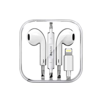 China Wholesale In-Ear Kivee MT30 Factory Earphone In-Ear Wired Earphone For Apple iPhone 8/X/Xs Max/13 (With Auto) for sale