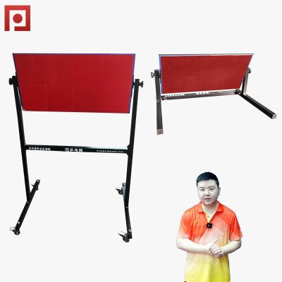 China Steel amphibious type rubber pingpangwang ping pong table tennis training springboard equipment rebound board customization for sale