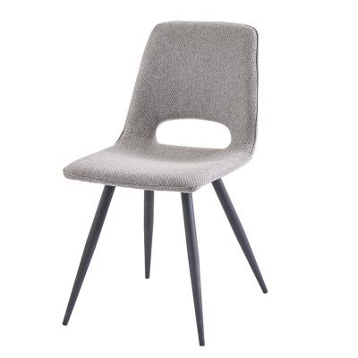 China Fabric upholstered modern nordic dining side chair dining chairs fabric italy dining chair minimalsit for sale