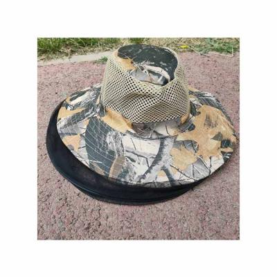 China Nonwoven Fabric Large Capacity Anti-mosquito Hat Insect Net Head Mask Hat Outdoor Fisherman Bucket Waterproof for sale