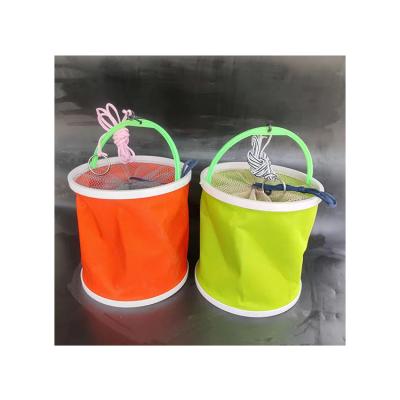 China Hike and Outdoor Fishing Factory Directly Supply Custom Canvas Wax Bucket Cap Plastic Canvas Bucket for sale