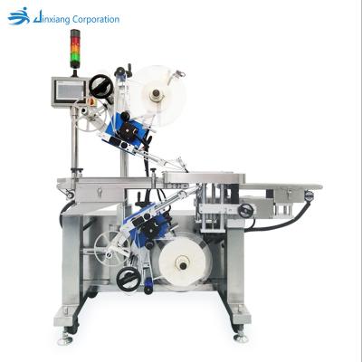 China Automatic Food Top Labeling Machine Bottom Labeling Machine for sale