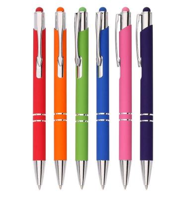 China office & School Pen Multifunctional Metal Stylus Ballpoint Pen With Laser Engrave Original Logo Show Color For Gift for sale