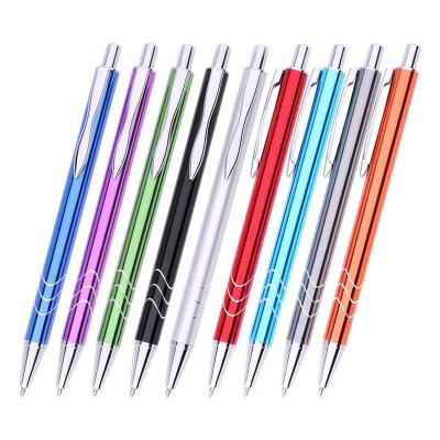 China office & School Pen Plunger Action Popular Metal Hotselling Promotional Metal Ball Pen With Custom Logo for sale