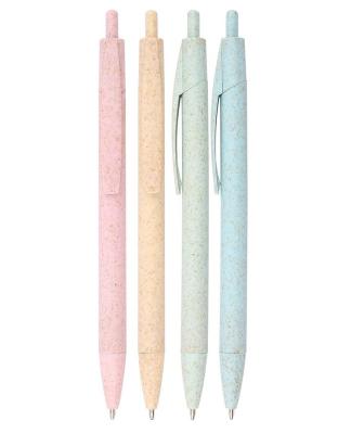 China office & Eco-friendly Recycled Material School Pen Click Ballpoint Pen With Logo For Promotion for sale