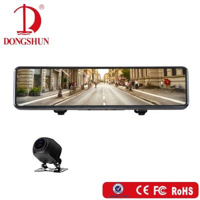 China 11.88 Inch Full Mirror Dashcam Car Black Box Support Touch IPS Screen With AHD Rear Camera for sale