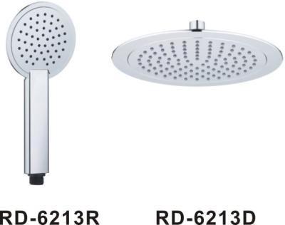 China RD6213&ABS single function thickness shower set /shower douche/bathroom faucet accessories sprayer/black matt shower for sale