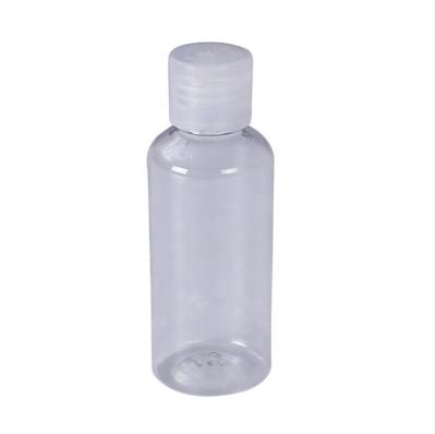 China 100ml Flip Top Cap Cosmetic PET Plastic Bottle For Shampoo Body Lotion for sale