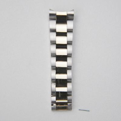 China Luxury Brand Stainless Steel Watch Band Strap Accessories Connector Watch Band With Gold for sale