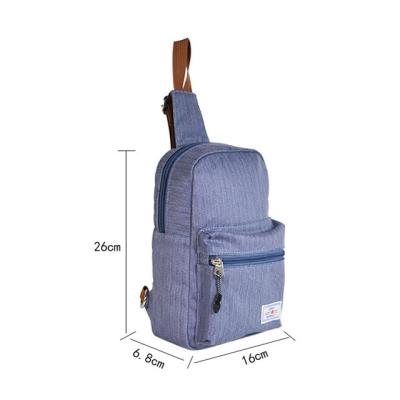 China Water Proof Mens Fanny Pack Curing Custom Rucksack Resistant Custom Made Canvas Denim Leisure Bag for sale