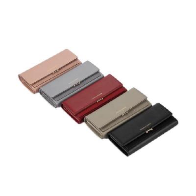 China New Waterproof Hand Long Wallet Women Card Burse Purse Card Pack for sale