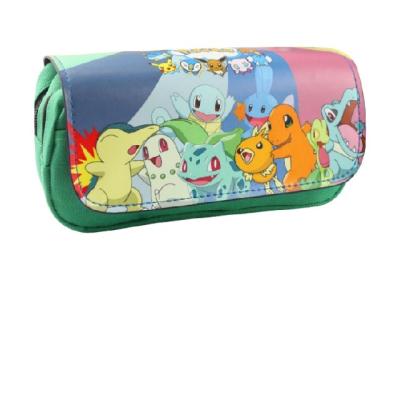 China Fashoion Large Pencil Case Capacity 2 Compartments 600D Pencil Pouch Large For Teen Girls Boys School Students for sale