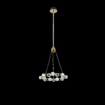 China Customized Services Factory Direct Supply Large Non-Standard Chandelier Lighting Modern Color Luxury Handcrafted Glass Gold Living Room Ceiling Chandeliers for sale