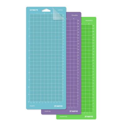 China For Cricut Make/Explorer Diymate Cutting Mat For Cricut Joy 4.5 Inch X12 3pack Variety Grip Sticky Cutting Mat for sale