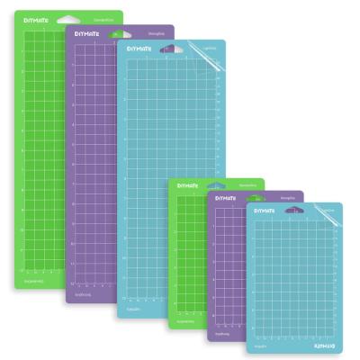 China For Cricut Make/Explorer Diymate Cutting Mat Set For Cricut Joy 4.5 Inch X6.5 Inch X12 4.5 Variety Grip Sticky Cutting Mat for sale