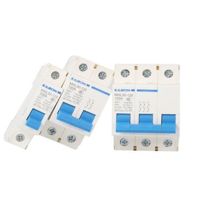 China EABON HL High Making and Breaking 100A Double Pole Isolator Switch 6000A for sale