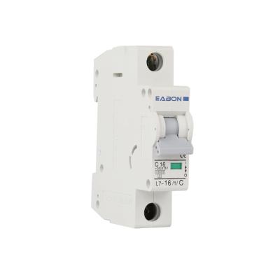 China EABON MCB L7 63A 6KA 3P MCB Cheap OEM ODM Miniature Circuit Breaker 10000A 6000A for sale