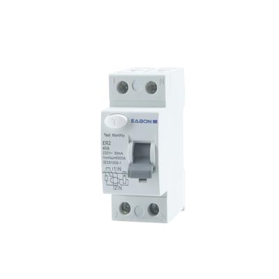 China High Quality SGE AUR3 2P40A30mA ELCB RCCB Device Residual Current Circuit Breaker RCD Rated Voltage: 240/415V AC for sale