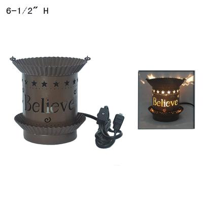 China Electric Solar Wax Melts Warmer Essential Oil Burner Fragrance Oil Burner for sale