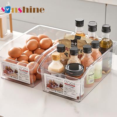 China Drawer Type Transparent Crisper Whole Drawer Box Vegetable Storage Box Kitchen Vegetable Storage Freshness Sinshine Box Fridge Storage Box for sale