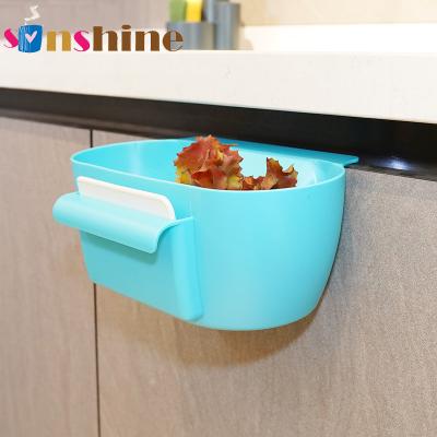 China Creative Hanging Sinshine Sideboard Door Bin Kitchen Waste Storage Box Household Storage Supplies Viable for sale