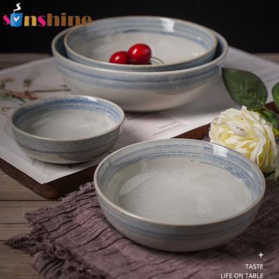 China Viable Nordic Sinshine INS Customized Porcelain Ceramic Hand Painted Bowl Ceramic Bowl Various Sizes for sale