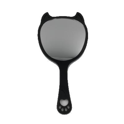 China Custom Hand Held Mirror Desktop Makeup Reflects Frame Logo Style Type Cat Face Wall Personalized Glass for sale