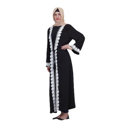 China Anti-shrink in Dubai mainstream muslim dress abaya clothing women long dress embroidered muslim islamic clothing for sale