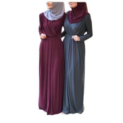 China Wholesale dry cleaning muslimah clothing pleated abaya plus size muslim dress maxis dress muslim abaya women for sale