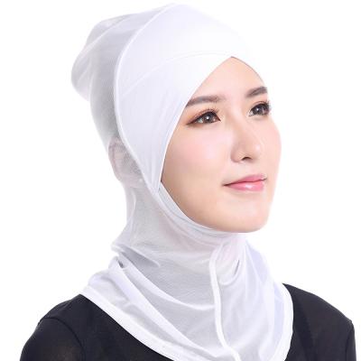 China Muslim clothing prayer hat scarf hijab polyester jilbab hat islamic hijab inner wholesale islamic hijab khimar for sale