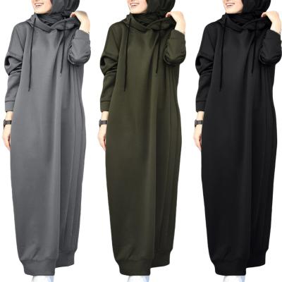 China Viable Islamic Clothing Modest Hoodies and Sweatshirts Muslim Wear Hoodie Dress Plus Size Women's Islamic Hoodie for sale