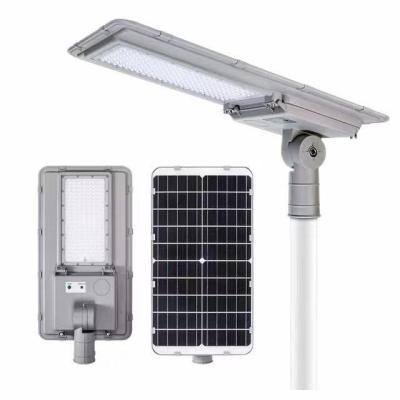 China Outdoor High Quality KHT IP65 Solar Power System All in One 25w with PIR Sensor Solar Street Light for sale