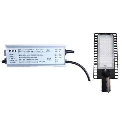 China Short Circuit Input AC 85-265v Output 50W Led Main Street Light Controller Surge 10kv IP67 Over Voltage Protection Waterproof Dimmer Driver for sale