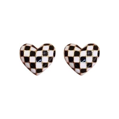 China New Style CLASSIC Women Love Heart Drop Earring 925 Sterling Silver Stud Earrings for sale